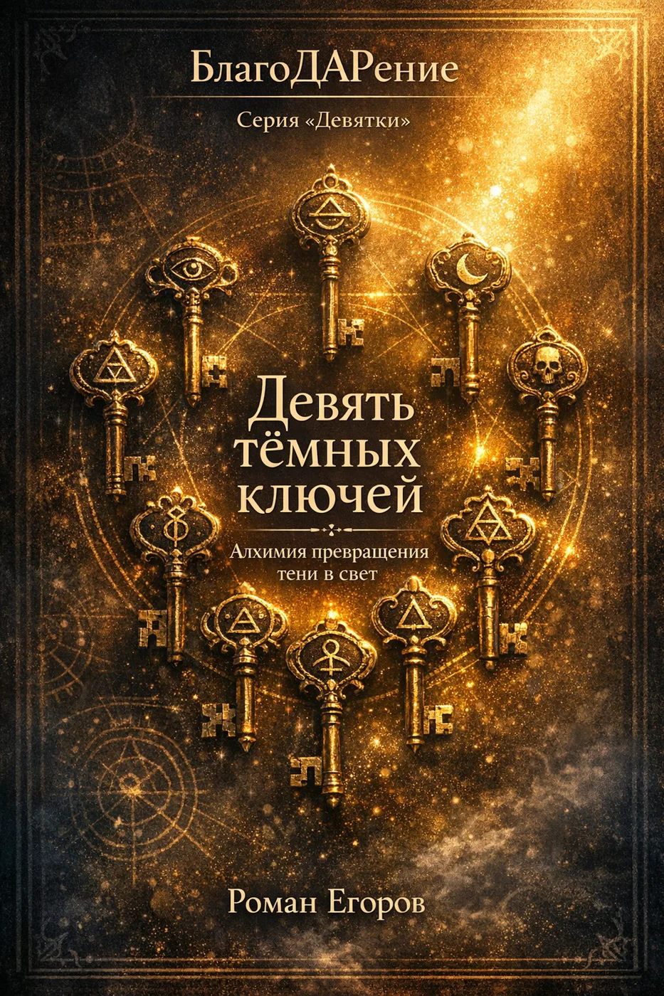 Иллюстрация из книги «Девять тёмных ключей»